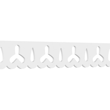 Ekena Millwork Holland Architectural Grade PVC Running Trim, 8"H x 5/8"P x 48"L RUNP08X0625X48HOL